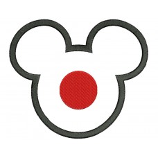 Mickey Mouse Japan Applique Embroidery Design